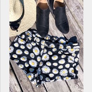 Rue21 Sunflower Black Denim Shorts